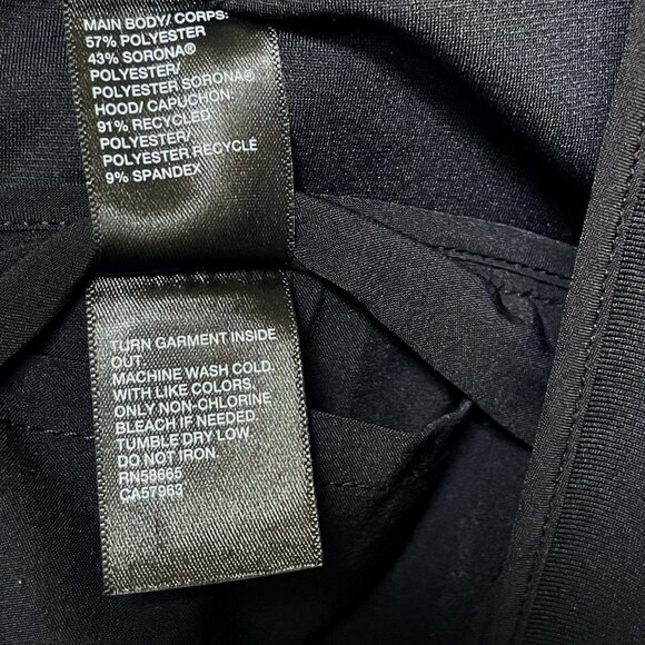 Zella Black Hooded Blazer Jacket XL — Athleisure Work to Weekend Layer - Picture 7 of 12